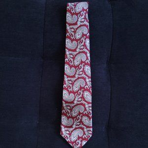 The Custom Shop Men's Paisley Silk Necktie